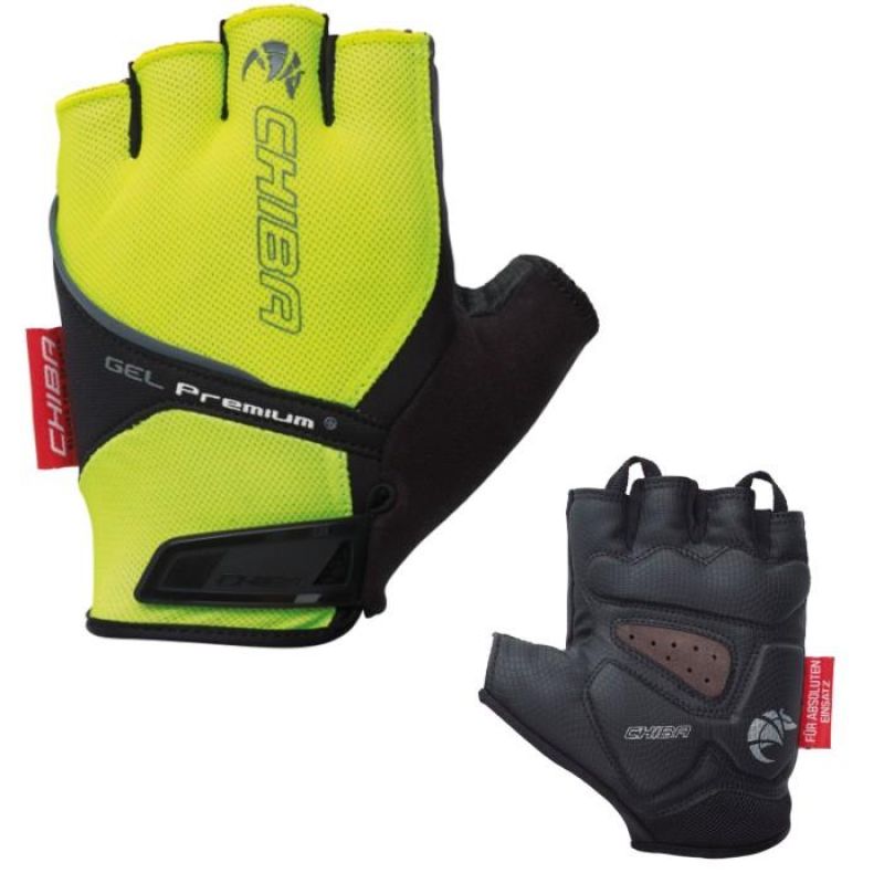 CHIBA Gel Premium Gloves XXL Neon Yellow