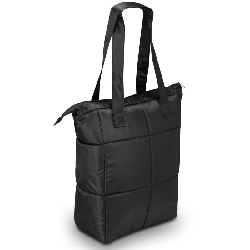 LARGE BLACK WOMEN’S SHOULDER BAG SEMI LINE