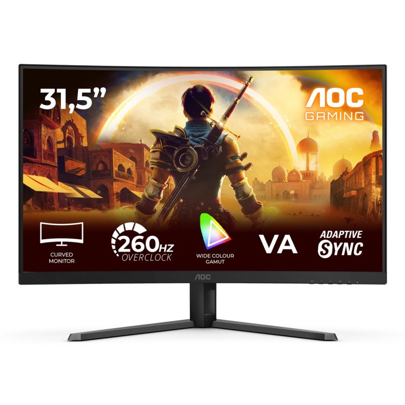 AOC G4 C32G42ZE Computer Monitor 80 cm (31.5") 1920 x 1080 px Full HD LED Black, Red