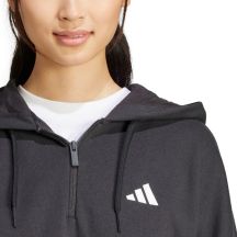 adidas Felpa con cappuccio Essentials French Terry Quarter-Zip
