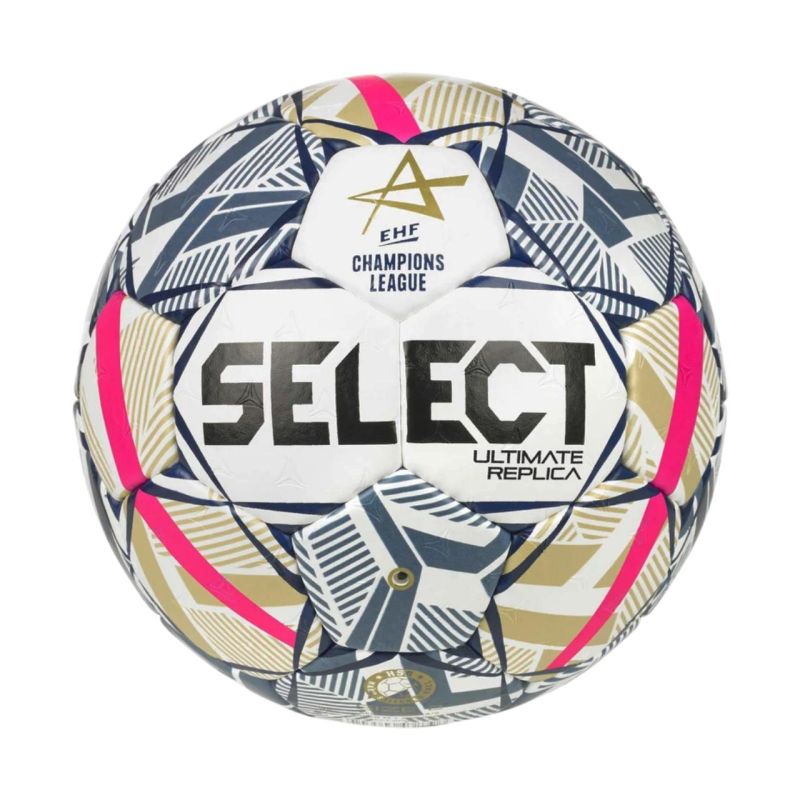 Select Replica EHF Champions League v26 Handball White/Gray 220045