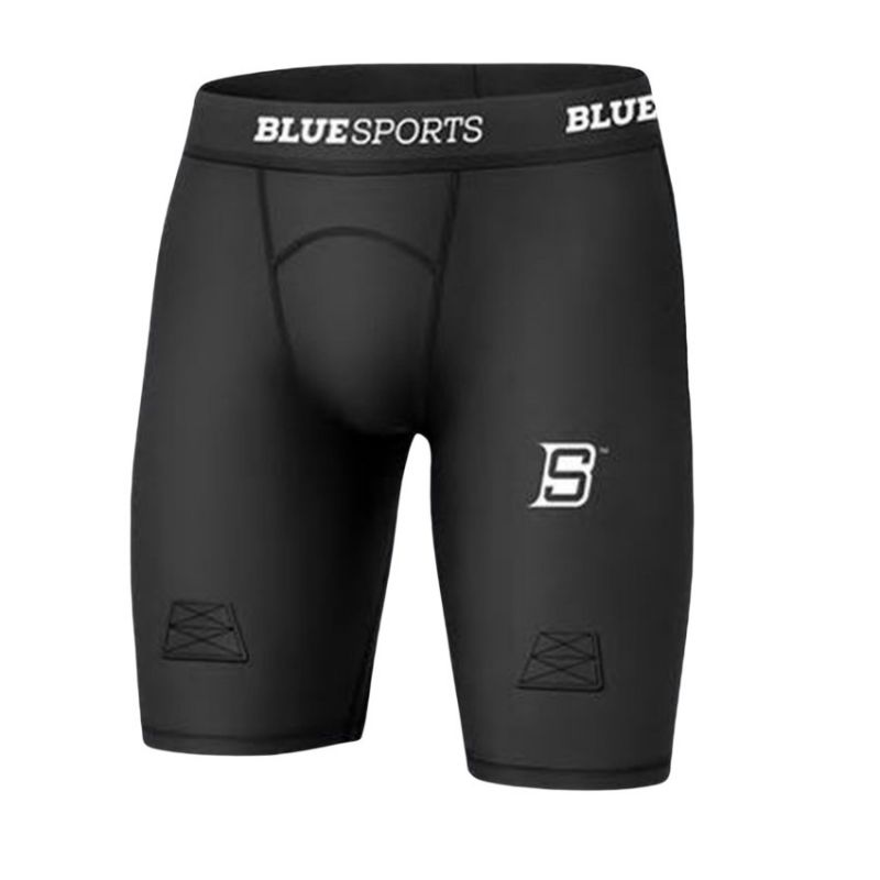 BlueSports Velcro Ribano Pantaloncini with Pelvic Protector