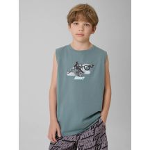4f Maglietta regular sleeveless with print