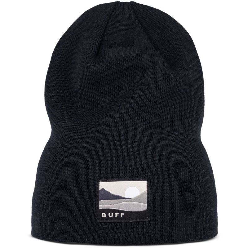 BUFF KNITTED BEANIE LILON LONG BLACK Hat – One size