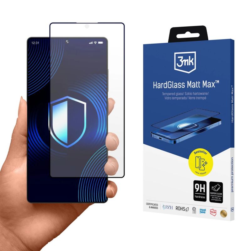 3mk HardGlass Matt Max Tempered Glass for Samsung Galaxy S25 Ultra
