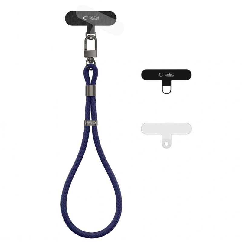 Tech-Protect C11S Rope Wrist Strap for Phone - Navy Blue