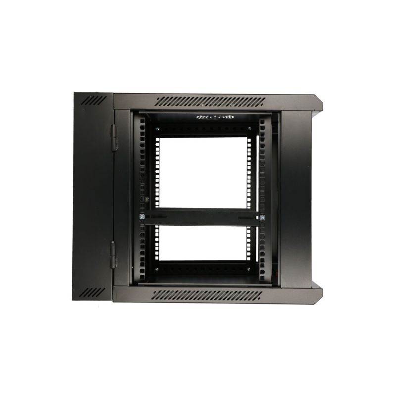 EXTRALINK WALL-MOUNTED RACK CABINET 9U 600X600 AZH BLACK