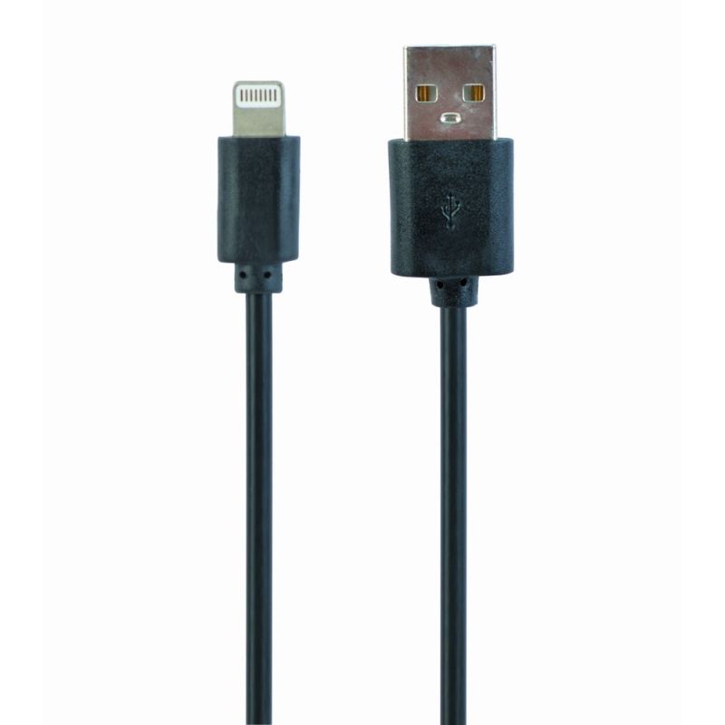 GEMBIRD CC-USB2-AMLM-1M Cable (USB 2.0 M - Lightning M; 1m; black)