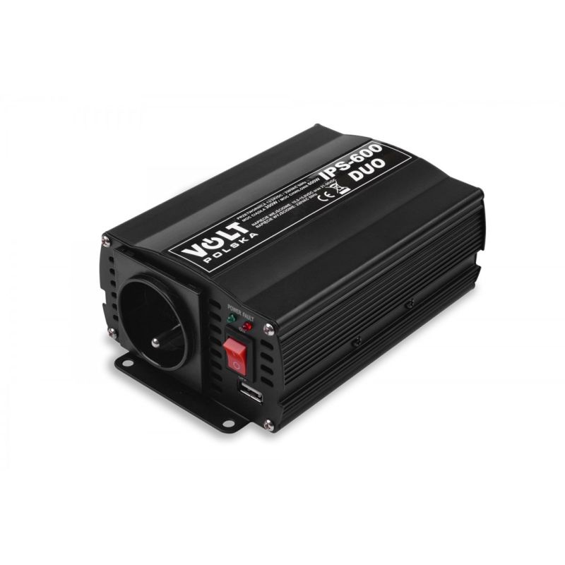 VOLT POLSKA IPS-600 DUO CONVERTER 12V 24V/230V 300/600W