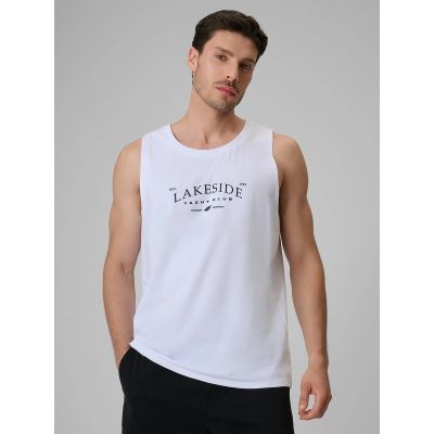 4f Maglietta regular sleeveless with print