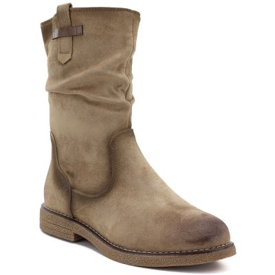 M. Daszyński Stivali insulated ankle with ruffled upper, M.Daszyńskie