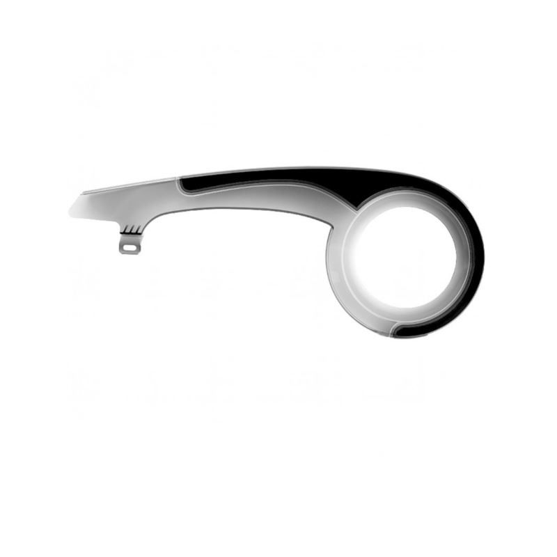 JAGUAR 38T transparent/black chain guard with bracket