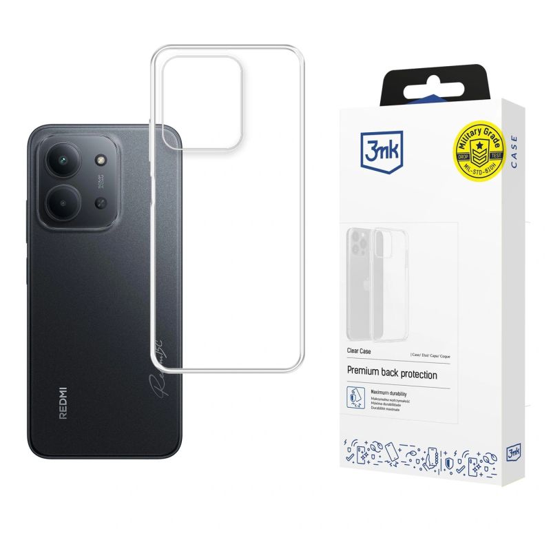 3mk Clear Case for Xiaomi Redmi 15C 4G/5G (173mm) - transparent