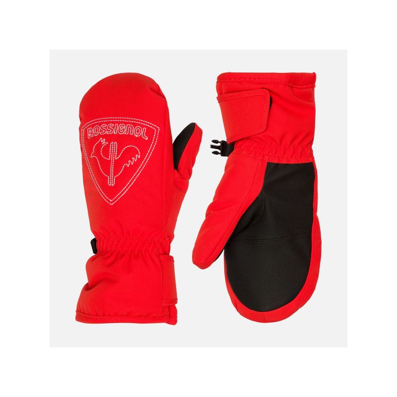 ROSSIGNOL Jr Rooster M children's ski gloves red