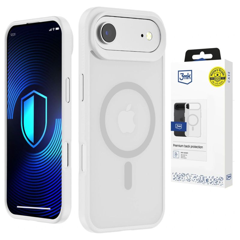 3mk Smoke MagCase for iPhone Air - White-Translucent