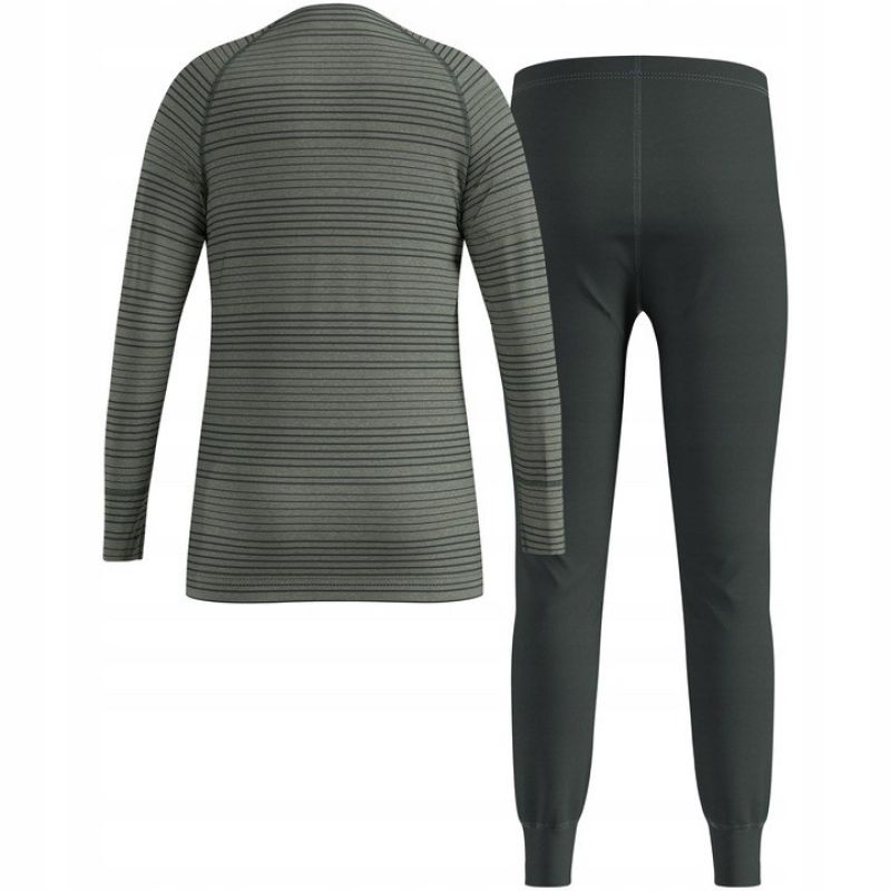 Thermal underwear - Odlo Set long ACTIVE WARM SET size 140cm Gray