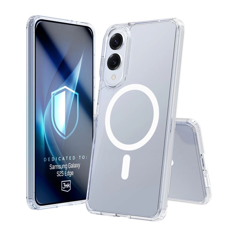 3mk Armor MagCase for Samsung Galaxy S25 Edge - Transparent