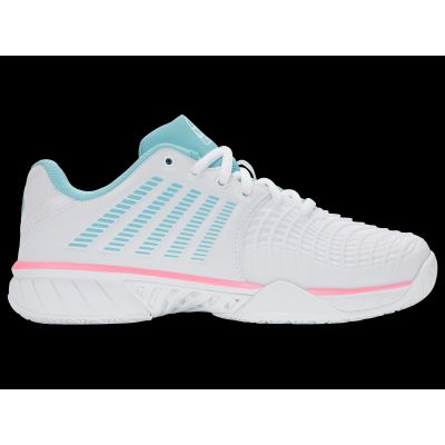K- Swiss Sneakers K-swiss HB padel white/soft neon blue/neon buble GUM-M
