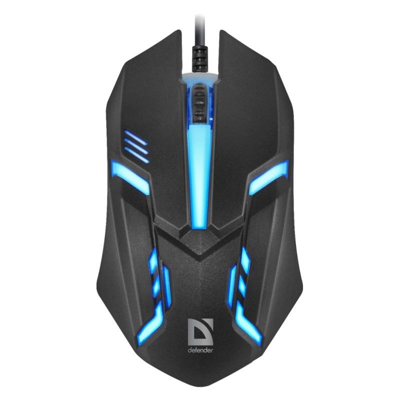 DEFENDER CYBER MOUSE MB-560L 7 COLORS 1200DPI 3P BLACK 52560