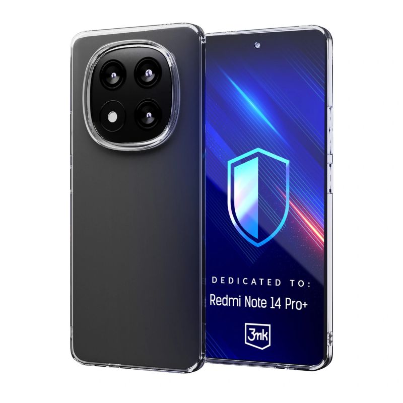 3mk Clear Case for Xiaomi Redmi Note 14 Pro+ - transparent