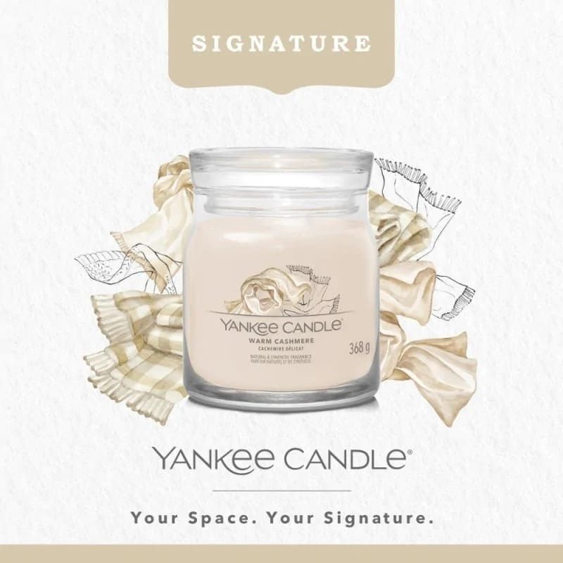 Medium Candle WARM CASHMERE YANKEE