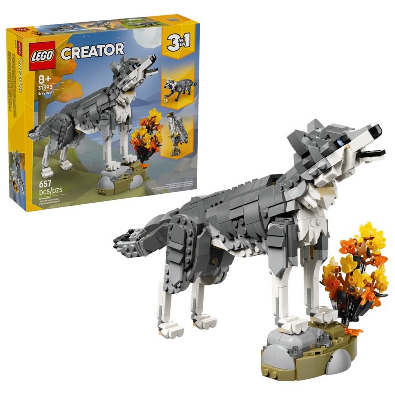 LEGO Creator 3in1 31393 - Forest Animals: Gray Wolf