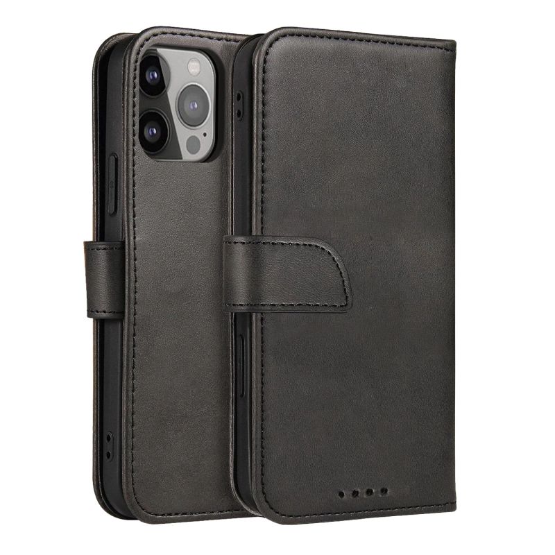 Magnet Case with Flip for Samsung Galaxy S25+ - Black