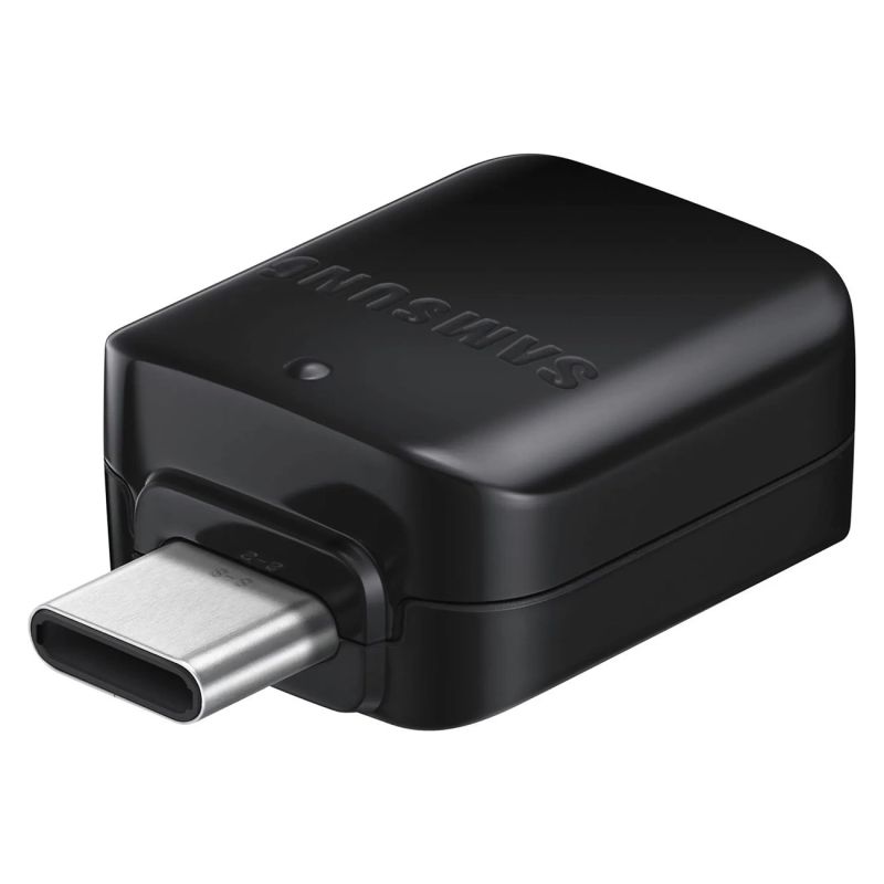 Samsung EE-UN930 USB-A to USB-C OTG Adapter (Bulk - Replacement Packaging) - Black