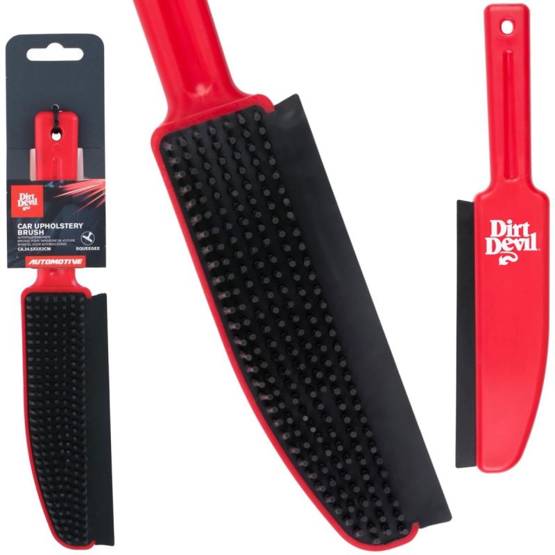 CAR UPHOLSTERY BRUSH WITH SQUEEGEE 24.5 CM DIRT DEVIL