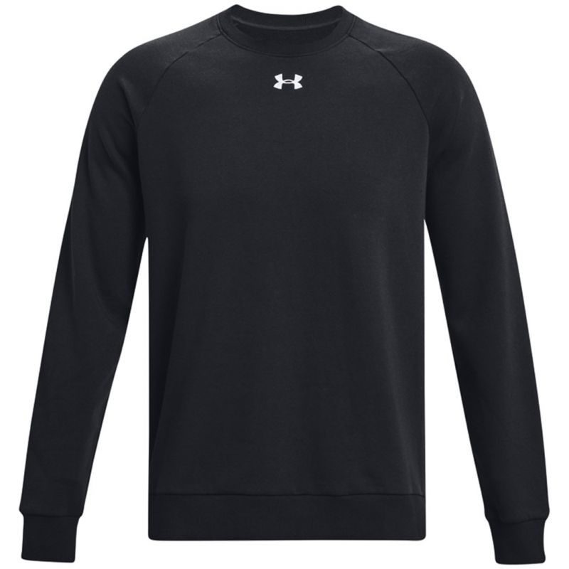 Men’s Under Armour Rival Fleece Crew Sweatshirt Black 1379755 001