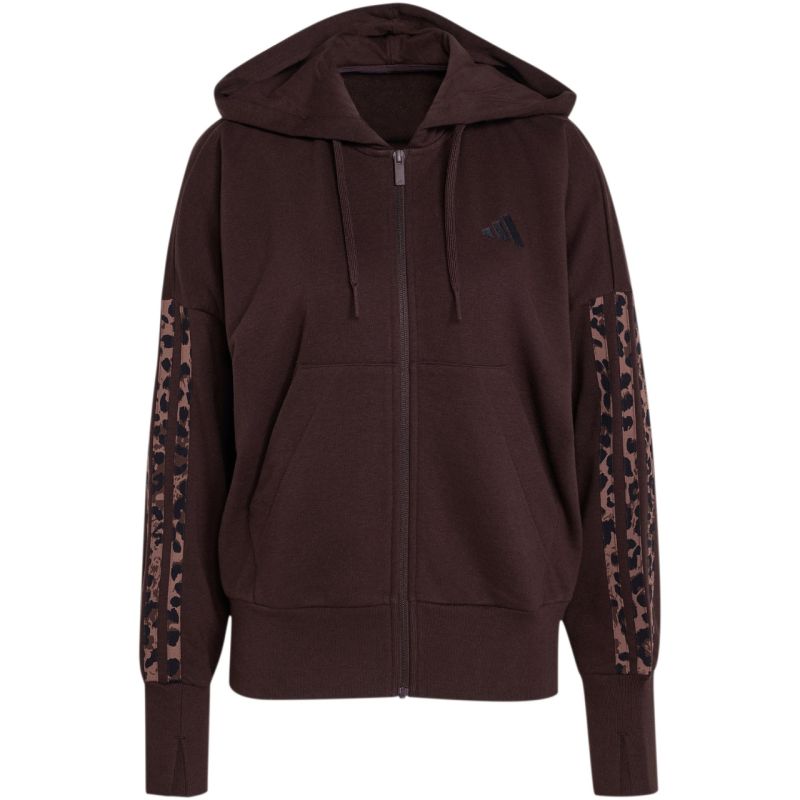 adidas Felpa Seasonal Essentials Animal Print Full-Zip Hooded