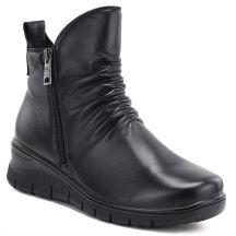 Vinceza Stivali leather wedge ankle Vinceza