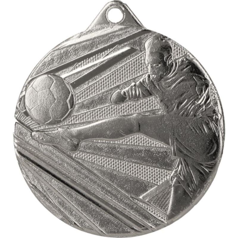 Silver football medal ME001/S