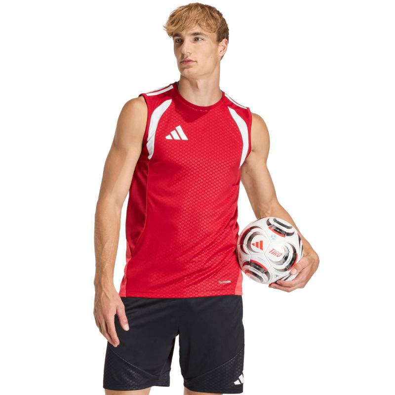 Men's adidas Tiro 26 Competition Sleeveless Jersey red KA7610