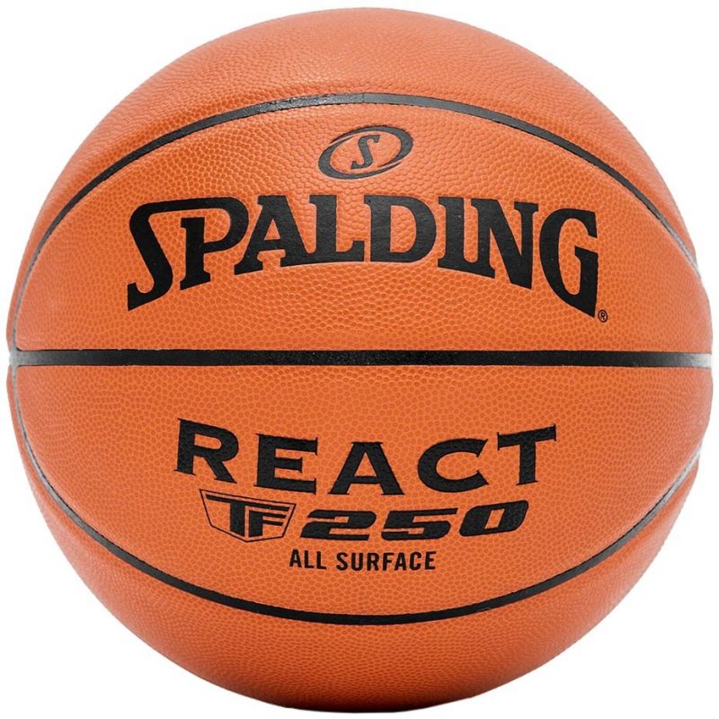 Spalding React TF-250 Basketball Size 5 Brown 76803Z 5