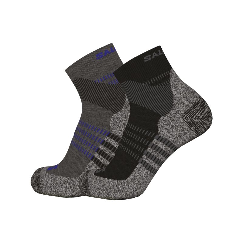 SALOMON X ULTRA ACCESS QUARTER 2 R+L ANTHRACITE-BLACK LC2082900