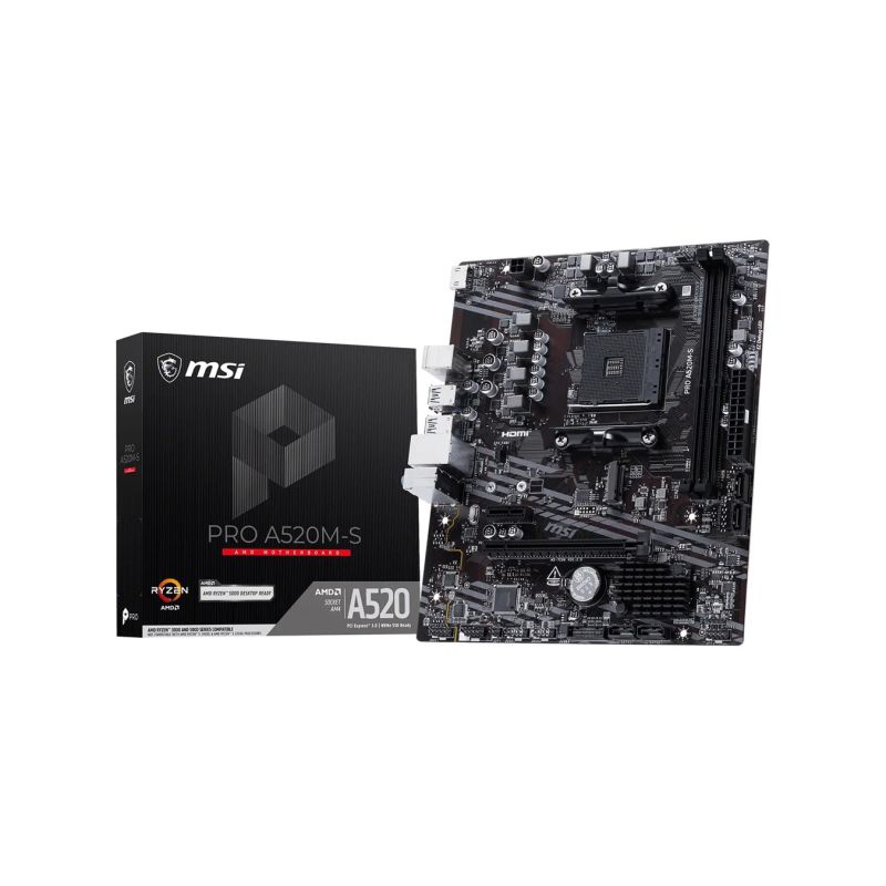 MSI A520M-S (A520, AM4, mATX, DDR4)