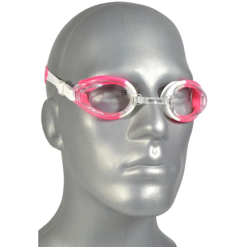 ENERO PINK SWIMMING GOGGLES WITH PLUGS