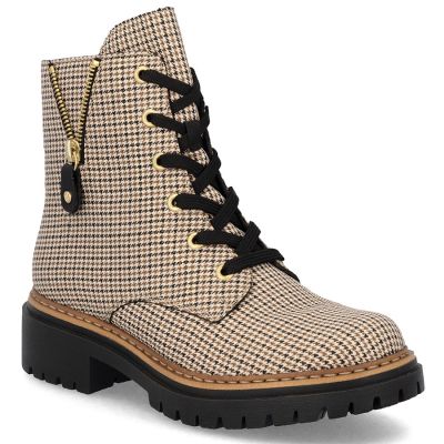 Rieker Stivali insulated ankle, houndstooth, Rieker