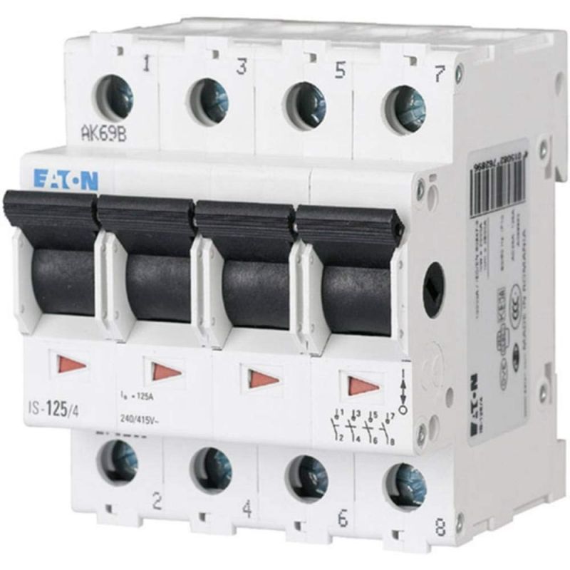 IS-100/4 modular switch disconnector 100A 4Z 4P 4M 415V AC