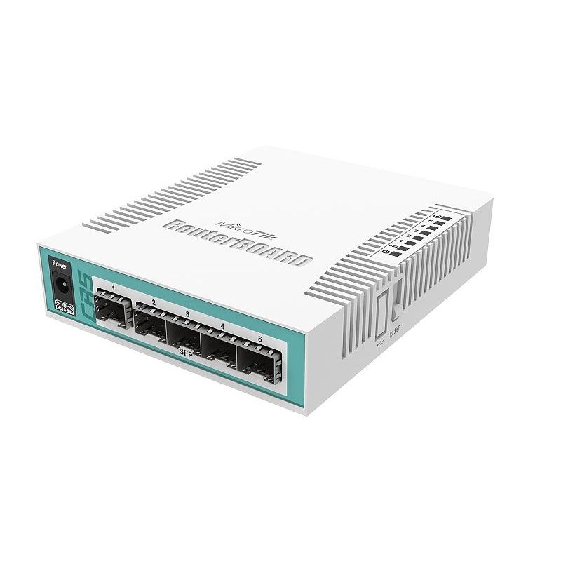 Switch Mikrotik CRS106-1C-5S 6p Managed Gigabit