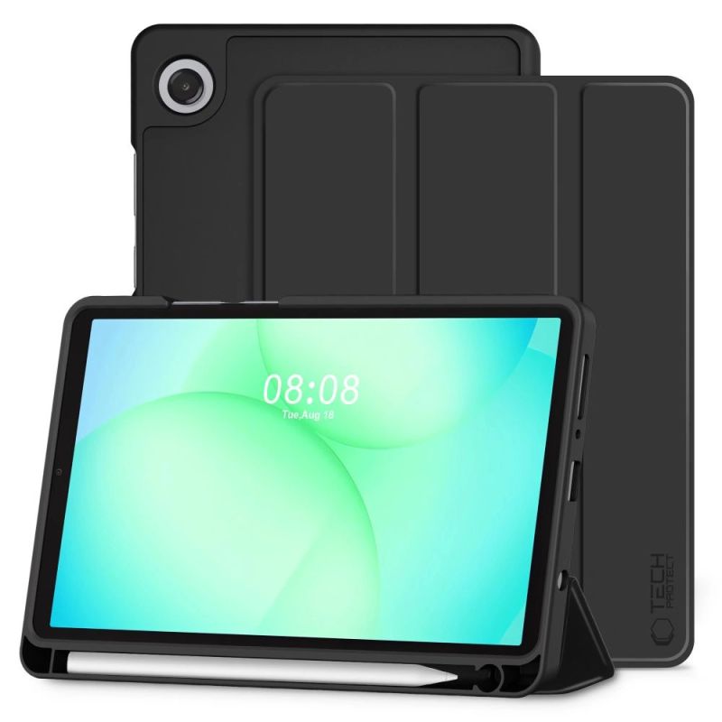 TechProtect SmartCase Pen Case for Samsung Galaxy Tab A9 / A11 8.7 X110 / X115 / X133 / X135 - Black