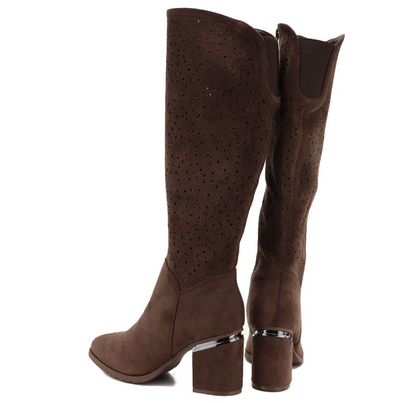 S.Barski Stivali openwork high-heeled S.Barski