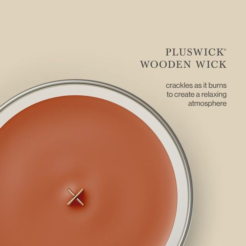 Medium PUMPKIN PRALINE WOODWICK Candle