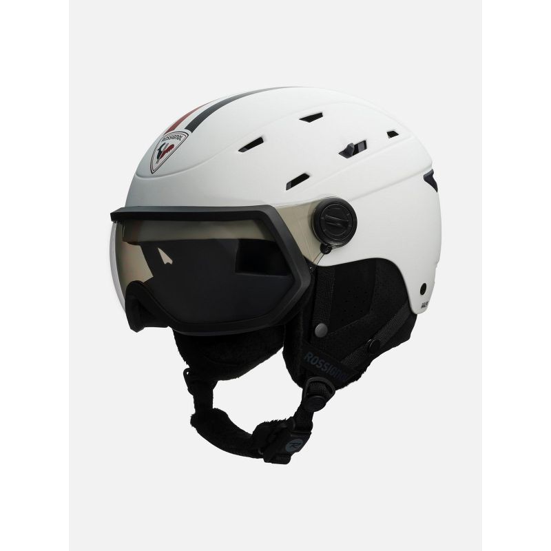 ROSSIGNOL Allspeed Visor Impacts Photochromic Ski Helmet White