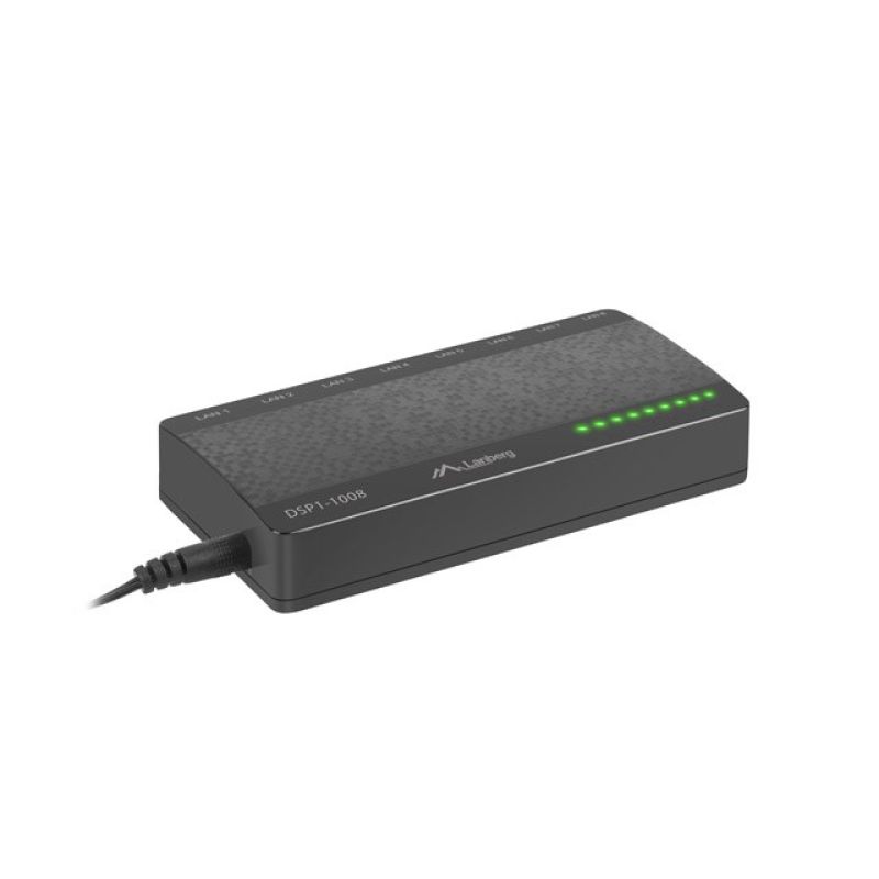 Lanberg DSP1-1008 Switch (8x 10/100/1000Mbps)