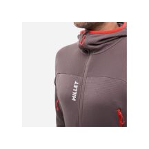 Millet Felpa con cappuccio Fusion Grid Plum