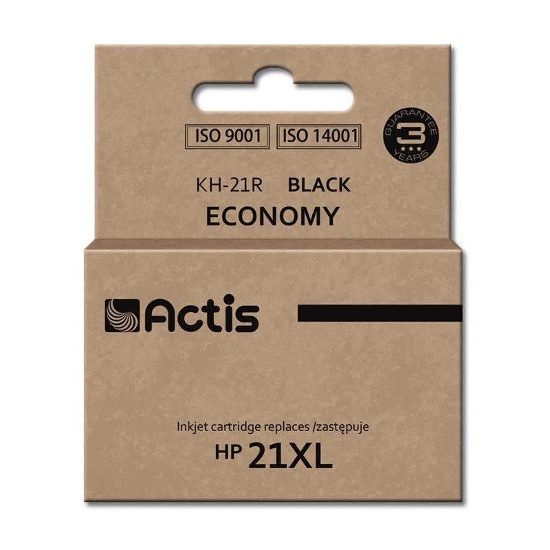 Actis KH-21R Ink (replaces HP 21XL C9351A; Standard; 20 ml; black)