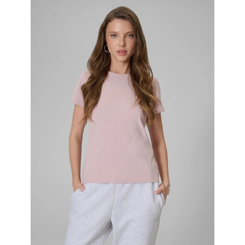 Women's slim plain T-shirt 4F 4FRSS26TTSHF3628-56S