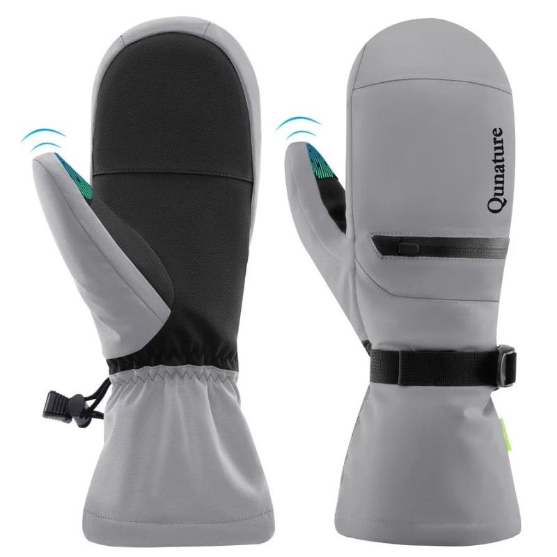 Qunature Ski Gloves 014-S345 Grey M